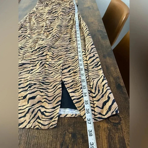 vix paula hermanny strapless leopard print midi dress - Picture 3 of 11